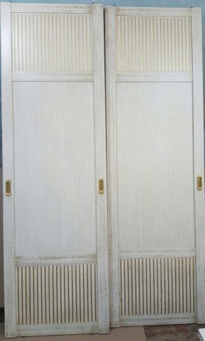 Двери для шкафа купе с фрезеровкой Салават